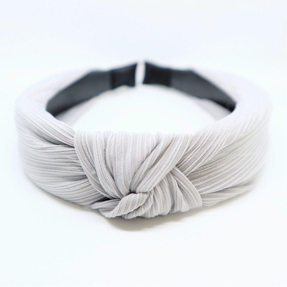 Gray Knotted Headband